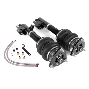 Ford Mustang Air Suspension Front Kit - Air Lift - Progressive-rate, Double-bellows, Adjustable - Silver - `15-`23